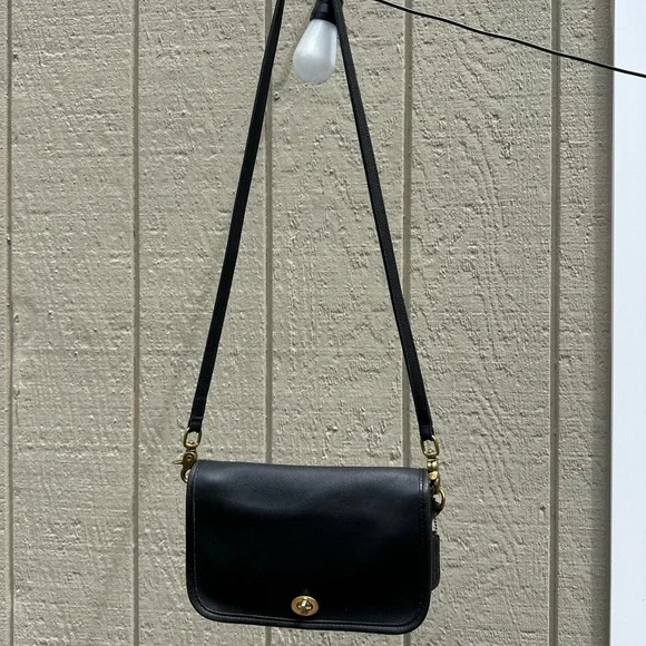 Coach Vintage Pocket Purse Bag 9755 black - Picture 3 of 12